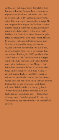 Zusatzmaterial KL 978 3 10 397732 5 vorne von Ausblicke vom Fesselballon: Roman von Dieter Kühn