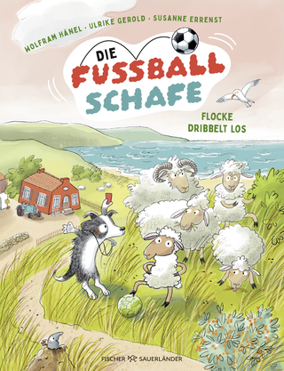 Buchcover von Die Fußballschafe: Flocke dribbelt los