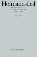 Buchcover von Operndichtungen 1 von Hugo von Hofmannsthal
