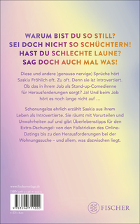 Zusatzmaterial 9783596711222 U4 von Introvertiert, na und? : Lieber nur dabei statt mittendrin von Saskia Fröhlich