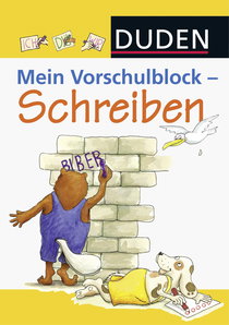 Buchcover von Duden: Mein Vorschulblock - Schreiben: Erste Buchstaben und Schreibübungen