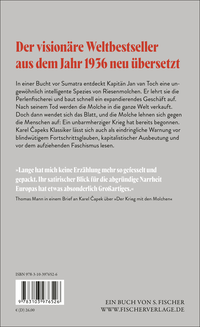 Zusatzmaterial 9783103976526 U4 von Der Krieg mit den Molchen: Roman von Karel Čapek
