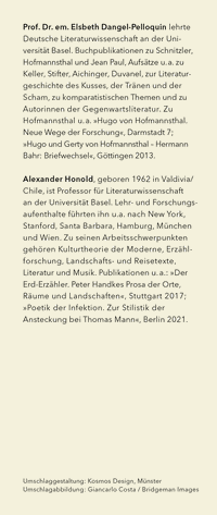 Zusatzmaterial KL 978 3 10 397553 6 hinten von Hugo von Hofmannsthal: Grenzenlose Verwandlung: Biographie  von Elsbeth Dangel-Pelloquin, Alexander Honold