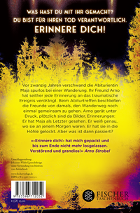 Zusatzmaterial 9783596712052 U4 von Erinnere dich!: Thriller von Max Reiter