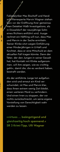 Zusatzmaterial KL 978 3 596 71148 2 vorne von Mörderfinder – Das Muster des Bösen: Thriller von Arno Strobel