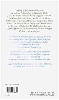 Zusatzmaterial 9783103976618 U4 von Egal wohin, Baby: Mikroromane von Christoph Ransmayr