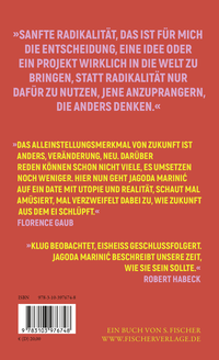 Zusatzmaterial 9783103976748 U4 von Sanfte Radikalität: Zwischen Hoffnung und Wandel von Jagoda Marinić