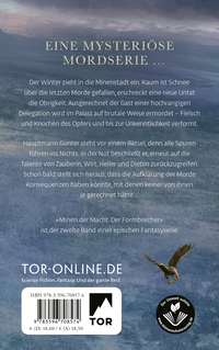 Zusatzmaterial 9783596708574 U4 von Minen der Macht: Der Formbrecher von Bernhard Hennen, Mira Valentin, Sam Feuerbach, Greg Walters, Torsten Weitze, Fünf Federn