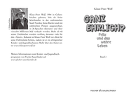 Zusatzmaterial PA 978 3 7373 4355 8 innen 001 von Ganz ehrlich? Felix und das wahre Leben von Klaus-Peter Wolf