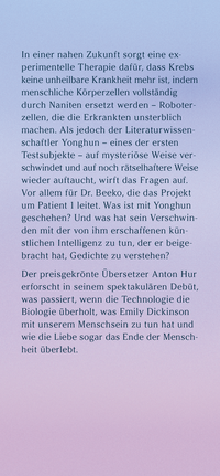 Zusatzmaterial KL 978 3 7587 0004 0 vorne von Toward Eternity: Roman von Anton Hur