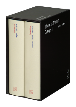 Buchcover von Essays II 1914-1926: Text und Kommentar in einer Kassette