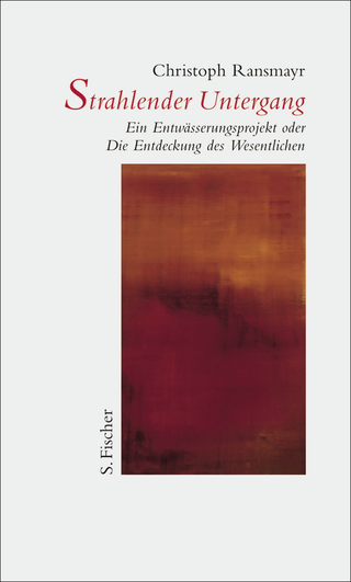 Buchcover von Strahlender Untergang: Ein Entwässerungsprojekt oder Die Entdeckung des Wesentlichen