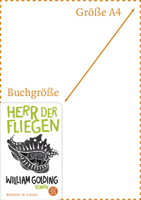 Zusatzmaterial PA 978 3 596 52214 9 abmessung von Herr der Fliegen: Roman. Neu übersetzt von Peter Torberg von William Golding