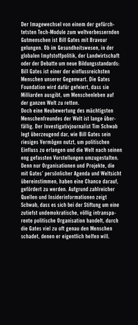 Zusatzmaterial KL 978 3 10 397165 1 vorne von Das Bill-Gates-Problem: Der Mythos vom wohltätigen Milliardär von Tim Schwab