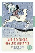 Buchcover von Der festliche Adventskalender: 24 Gedichte, Lieder und Rezepte