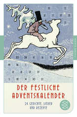 Buchcover von Der festliche Adventskalender: 24 Gedichte, Lieder und Rezepte
