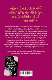 Zusatzmaterial 9783733509194 U4 von Letztendlich geht es nur um dich von David Levithan