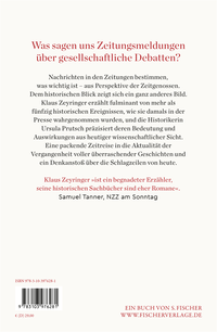 Zusatzmaterial 9783103976281 U4 von Breaking News:  Zeitgeschehen in der Presse von 1648 bis 2001 von Klaus Zeyringer, Ursula Prutsch