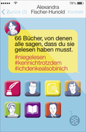 Buchcover von 66 Bücher, von denen alle sagen, dass du sie gelesen haben musst:  #Niegelesen #Kennichtrotzdem #Ichdenkealsobinich von Alexandra Fischer-Hunold