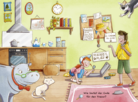 Zusatzmaterial PA 978 3 7373 7349 4 innen 002 von Animal Detectives Hippo & Ka – Who Stole the Cat’s Gold? Vol. 3: Löse die Bildrätsel auf jeder Seite von THiLO, Caroline Opheys