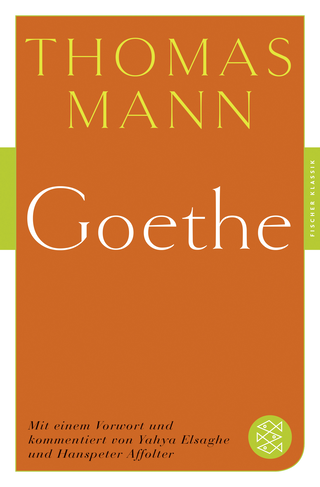 Buchcover von Goethe