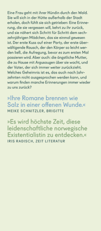 Zusatzmaterial KL 978 3 10 397690 8 vorne von Wiederholung: Roman von Vigdis Hjorth