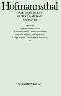 Buchcover von Dramen 16 von Hugo von Hofmannsthal
