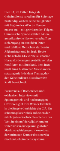 Zusatzmaterial KL 978 3 10 397505 5 vorne von Die Mission – Die CIA im 21. Jahrhundert von Tim Weiner