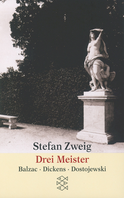 Buchcover von Drei Meister von Stefan Zweig