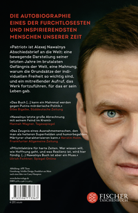 Zusatzmaterial 9783596713363 U4 von Patriot: Meine Geschichte von Alexej Nawalny