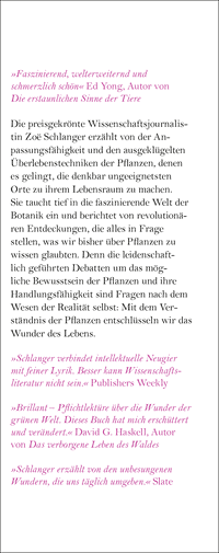 Zusatzmaterial KL 978 3 10 397660 1 vorne von Die Lichtwandler: Wie Pflanzen uns das Leben schenken von Zoë Schlanger