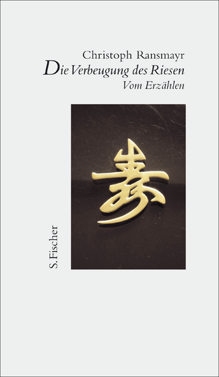 Buchcover von Die Verbeugung des Riesen: Vom Erzählen