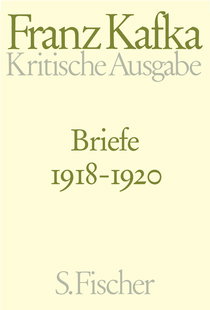 Buchcover von Briefe 1918-1920: Band 4 von Franz Kafka