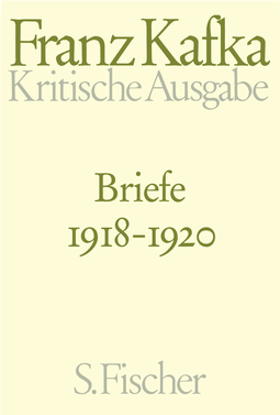 Buchcover von Briefe 1918-1920: Band 4 von Franz Kafka