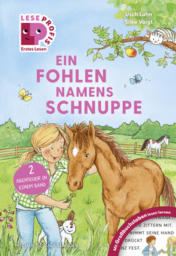Buchcover von Leseprofis – Großbuchstaben: Ein Fohlen namens Schnuppe, 1. Klasse von Usch Luhn