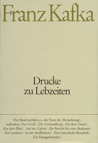 Buchcover von Drucke zu Lebzeiten