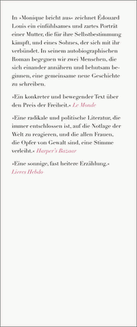 Zusatzmaterial KL 978 3 10 397558 1 vorne von Monique bricht aus von Édouard Louis