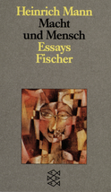 Buchcover von Macht und Mensch von Heinrich Mann