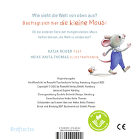 Zusatzmaterial 9783757101725 U4 von Die kleine Maus will hoch hinaus von Katja Reider, Heike Anita Thomas