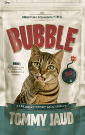 Buchcover von Bubble – Explosive Story an Shrimps: Premium Romanfutter von Tommy Jaud