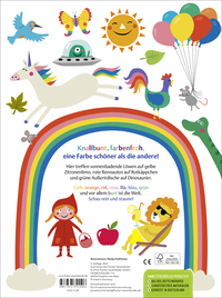 Zusatzmaterial 9783737355506 U4 von Blue as a Berry and Yellow as a Bee: My Bright Book of Colours von Nastja Holtfreter