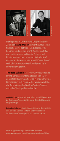 Zusatzmaterial KL 978 3 596 70487 3 hinten von Cursed - Die Auserwählte: Roman von Thomas Wheeler, Frank Miller