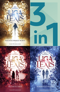 Buchcover von Bookford Manor Trilogie Band 1-3 in einem Bundle: Liga Lexis Nachtschwarze Worte / Blutrote Tinte / Silberhelle Welten von Mo Enders