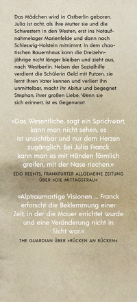 Zusatzmaterial KL 978 3 10 002438 1 vorne von Welten auseinander von Julia Franck
