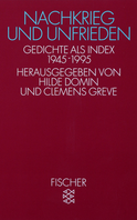 Buchcover von Nachkrieg und Unfrieden: Gedichte als Index 1945 - 1995