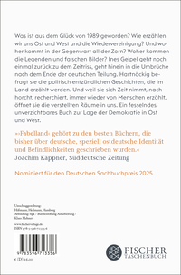 Zusatzmaterial 9783596713356 U4 von Fabelland: Der Osten, der Westen, der Zorn und das Glück von Ines Geipel