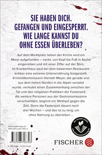 Zusatzmaterial 9783596708703 U4 von Fastenzeit. 40 Tage Rache: Thriller von Wolfram Hänel, Ulrike Gerold