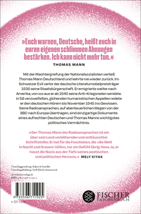 Zusatzmaterial 9783596711925 U4 von Deutsche Hörer! : Radiosendungen nach Deutschland von Thomas Mann