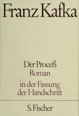 Buchcover von Der Proceß: Roman von Franz Kafka