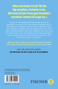 Zusatzmaterial 9783596710249 U4 von Komm zu nix – Nix erledigt und trotzdem fertig: Gute-Laune-Storys von Tommy Jaud